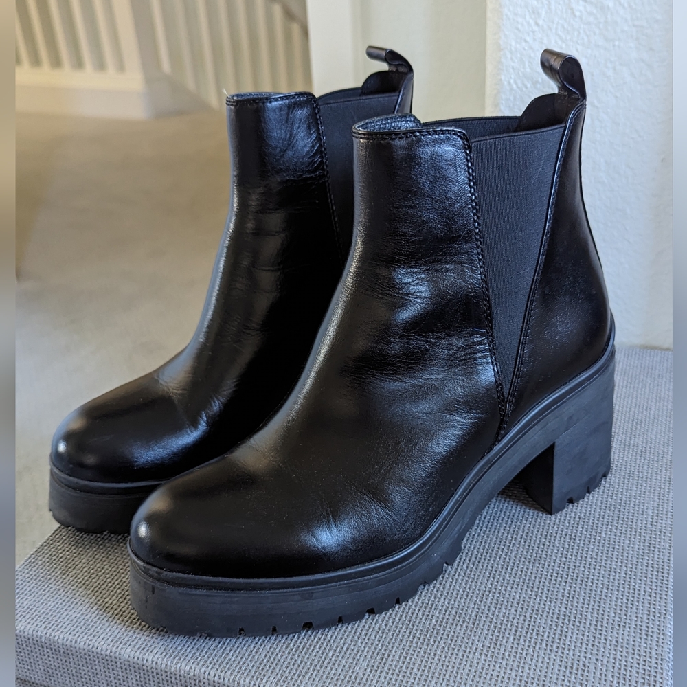 Jeffrey Campbell Lug Sole Chelsea Boots